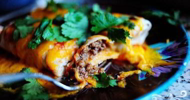 Рецепт Буррито с говядиной и фасолью