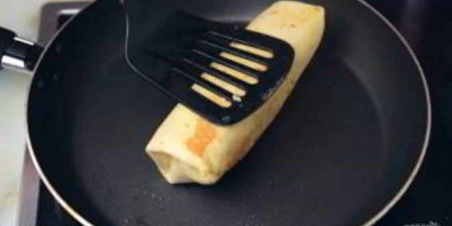 Рецепт буррито с грибами на завтрак