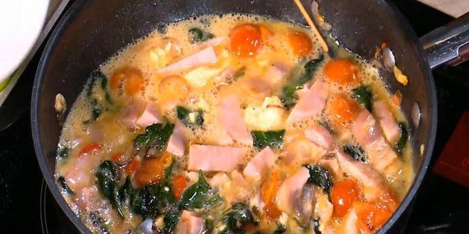 Рецепт буррито с индейкой, беконом и шпинатом