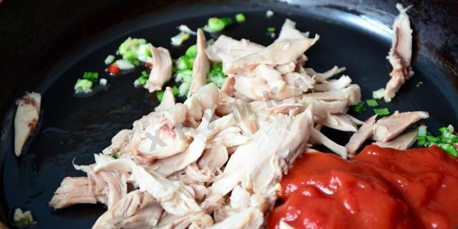 Рецепт буррито с курицей и рисом