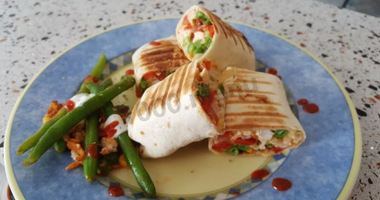 Рецепт Буррито с курицей и стручковой фасолью