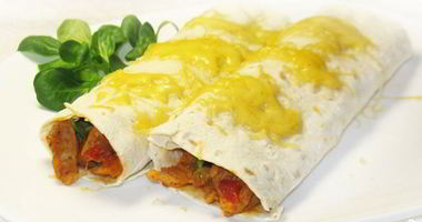 Рецепт Буррито с мясом и авокадо