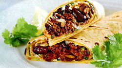 Рецепт Буррито с мясом и фасолью
