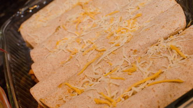 Рецепт буррито с овощами