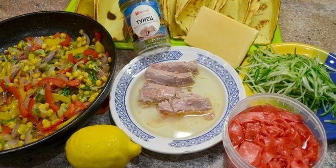 Рецепт буррито с тунцом