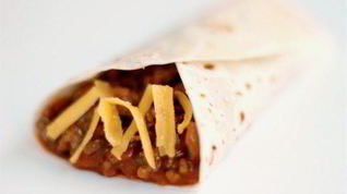 Рецепт Буррито с тыквой и черной фасолью