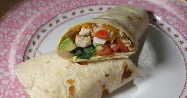 Рецепт Буррито с тыквой, курицей и фасолью