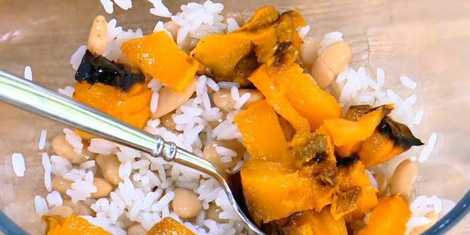 Рецепт буррито с тыквой, курицей и фасолью