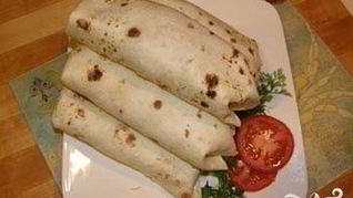 Рецепт Буррито с ветчиной и сыром