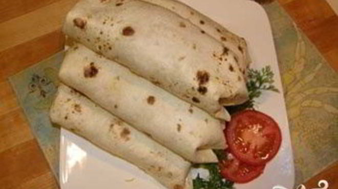 Рецепт буррито с ветчиной и сыром