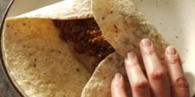 Рецепт буррито с ветчиной и сыром