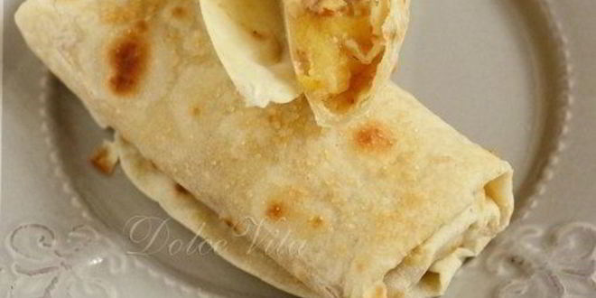 Рецепт буррито с яблоками