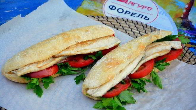 Рецепт бутерброда с рыбой