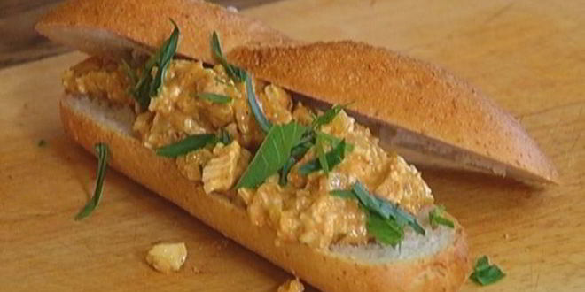 Рецепт бутерброда с восточным акцентом