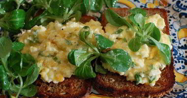 Рецепт Бутерброда с яйцом и домашним майонезом