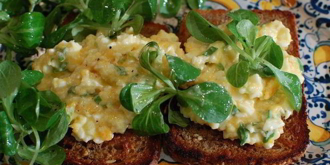 Рецепт Бутерброда с яйцом и домашним майонезом