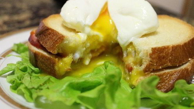 Рецепт бутерброда с яйцом пашот