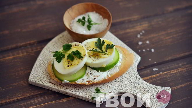 Рецепт бутерброда с яйцом
