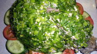 Рецепт Бутербродного торта с сельдью