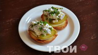 Рецепт Бутербродов с селедкой