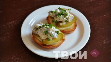 Рецепт Бутербродов с селедкой