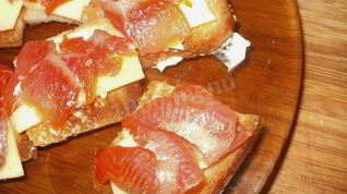 Рецепт Бутербродов с семгой — Кростини