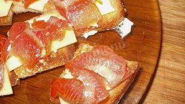 Рецепт Бутербродов с семгой — Кростини