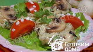 Рецепт Бутербродов с шампиньонами и сыром