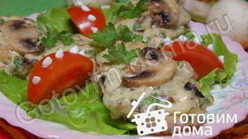 Рецепт Бутербродов с шампиньонами и сыром