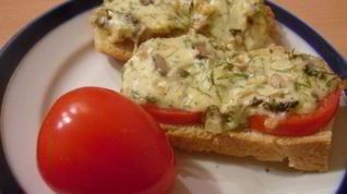 Рецепт Бутербродов с шампиньонами