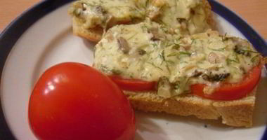 Рецепт Бутербродов с шампиньонами