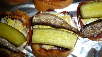 Рецепт Бутербродов со шпротами