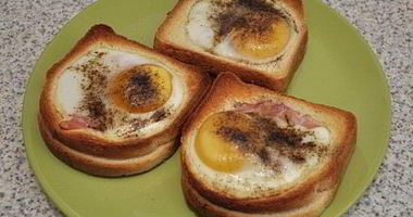 Рецепт Бутербродов в духовке с яйцом