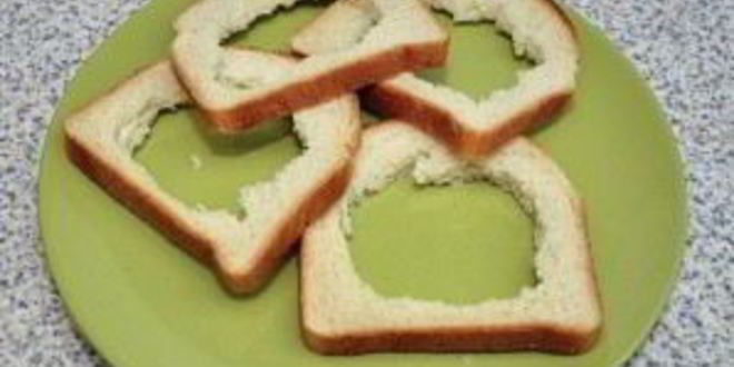 Рецепт бутербродов в духовке с яйцом