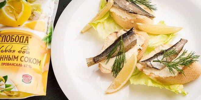 Рецепт бутербродов золотая рыбка