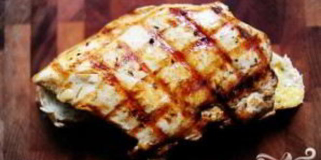 Рецепт горячих бутербродов с курицей и абрикосовым соусом