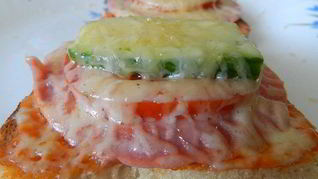 Рецепт Горячего бутерброда Лентяйка