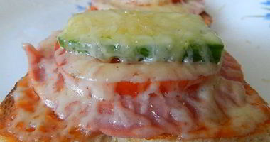 Рецепт Горячего бутерброда Лентяйка