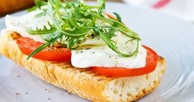 Рецепт Горячего бутерброда по-средиземноморски