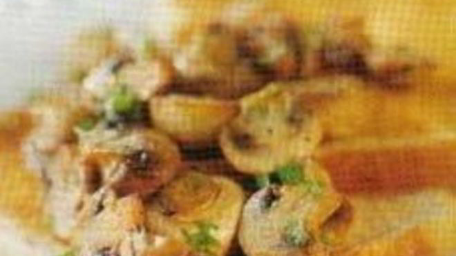 Рецепт простого бутерброда с грибами