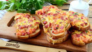 Рецепт Сочных горячих бутербродов