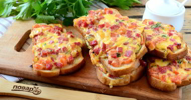 Рецепт Сочных горячих бутербродов