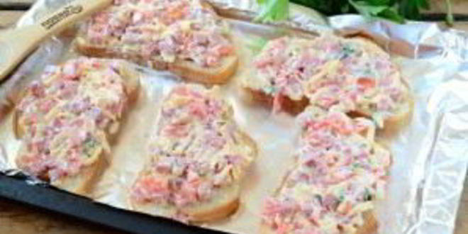 Рецепт сочных горячих бутербродов