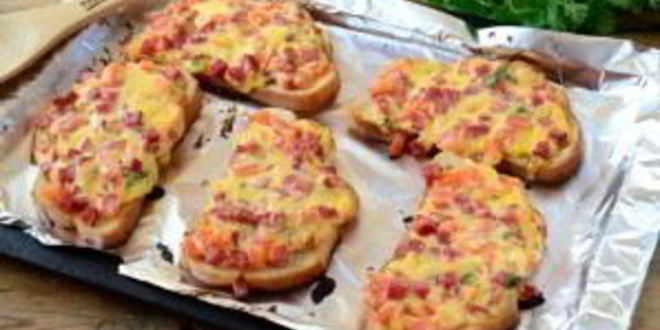 Рецепт сочных горячих бутербродов