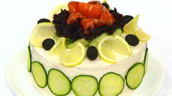 Рецепт Торта бутербродного с рыбой