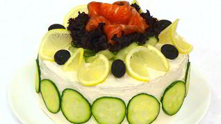 Рецепт Торта бутербродного с рыбой