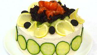 Рецепт Торта бутербродного с рыбой