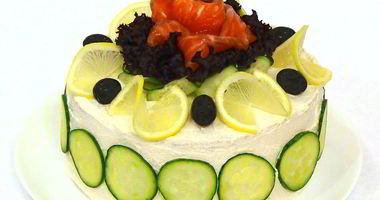 Рецепт Торта бутербродного с рыбой