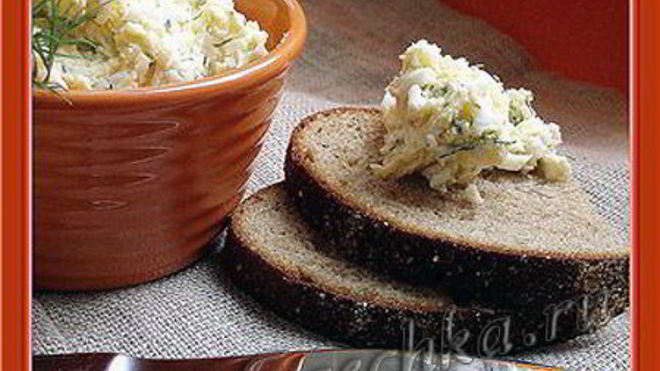 Рецепт яичного масла для бутербродов