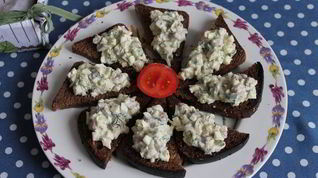 Рецепт Закусочных бутербродов с сельдью